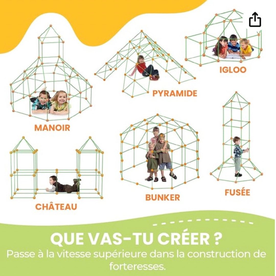 Kit de Construction Cabane Magique Pour Enfant