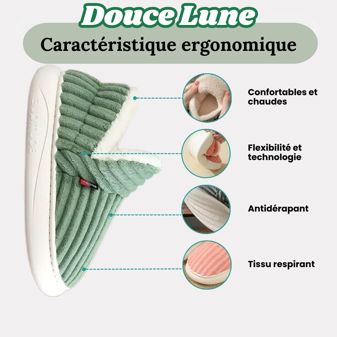Pantoufles Ultra Douillettes - Douce Lune Unisex