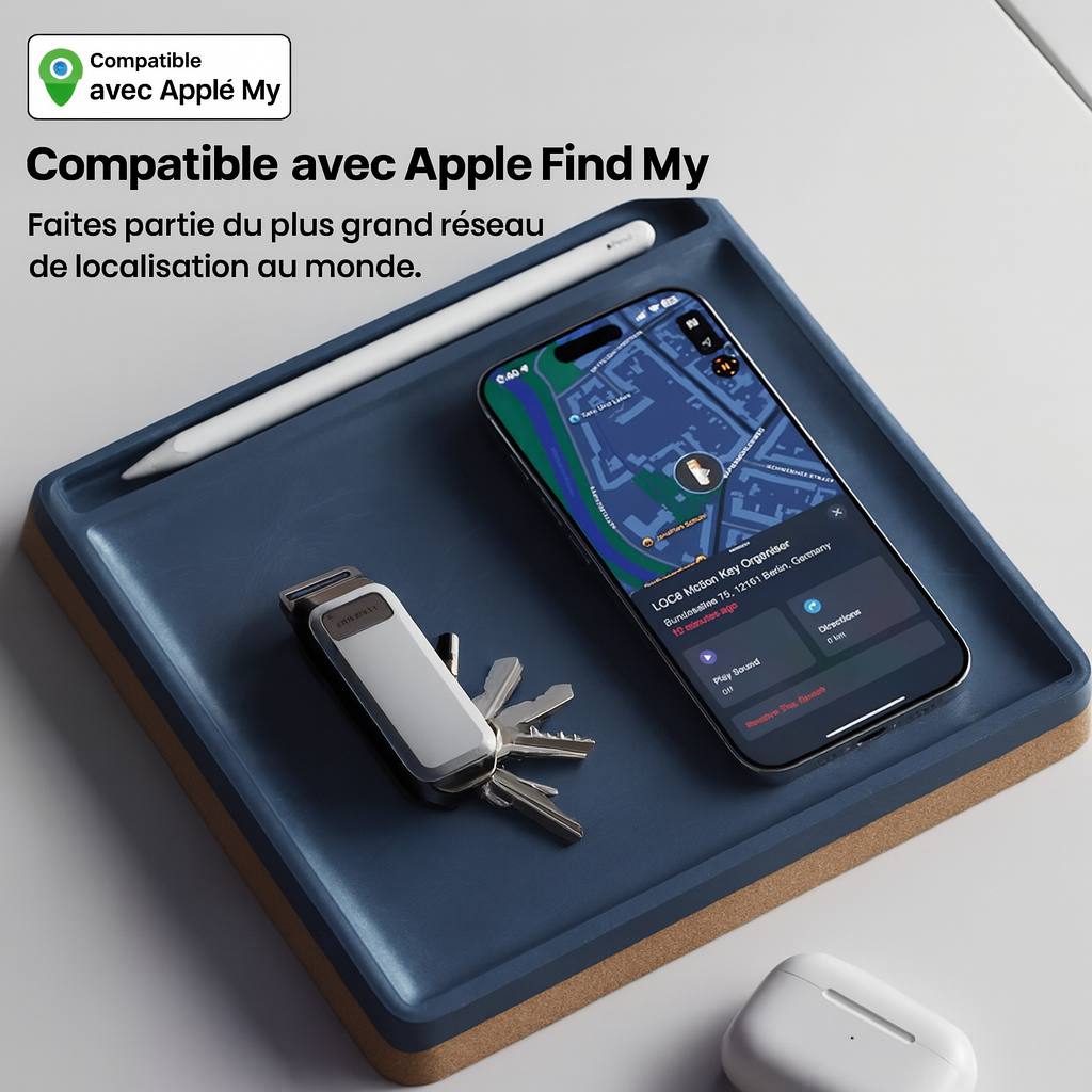 Organisateur de clés connecté