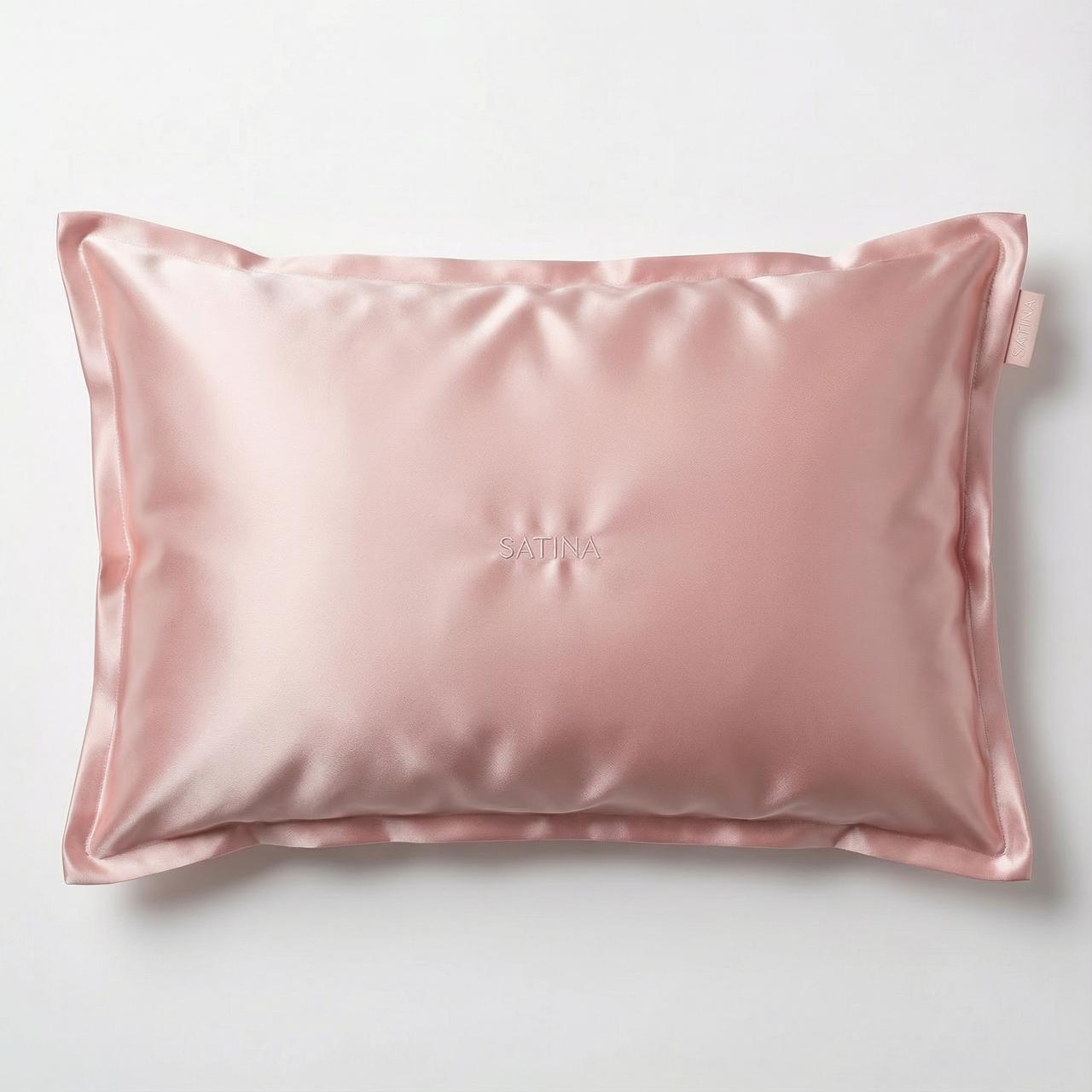 SATINA - Taie d'Oreiller En Satin Aux Rituels Asiatiques