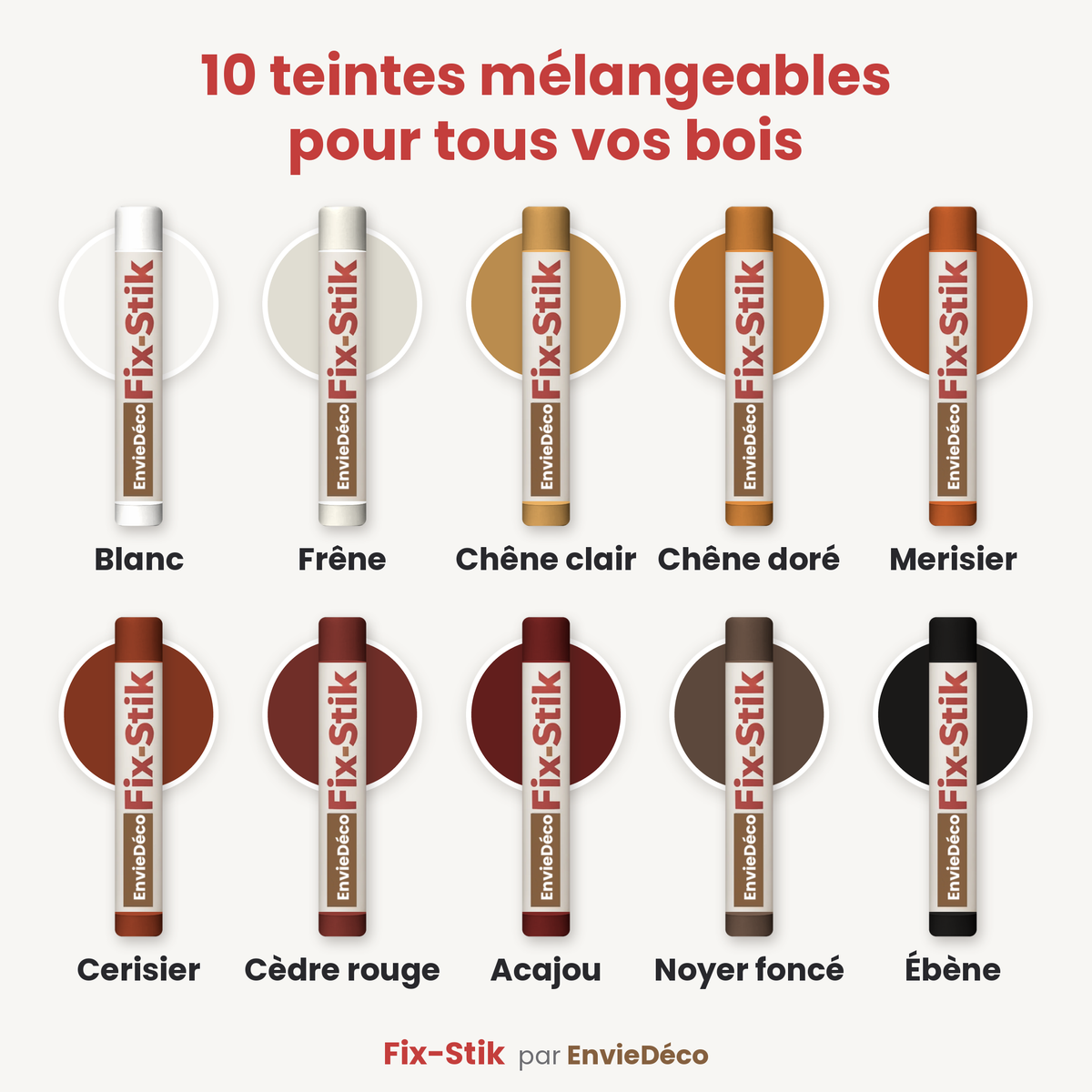 Fix-Stik — Kit de réparation pour bois