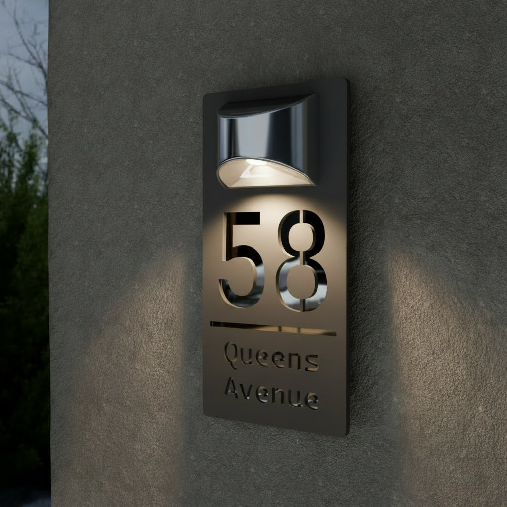 LumiHome - Plaque Murale Personnalisée