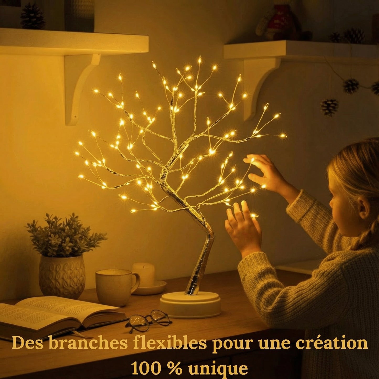 Lunéa - Arbre Lumineux Décoratif