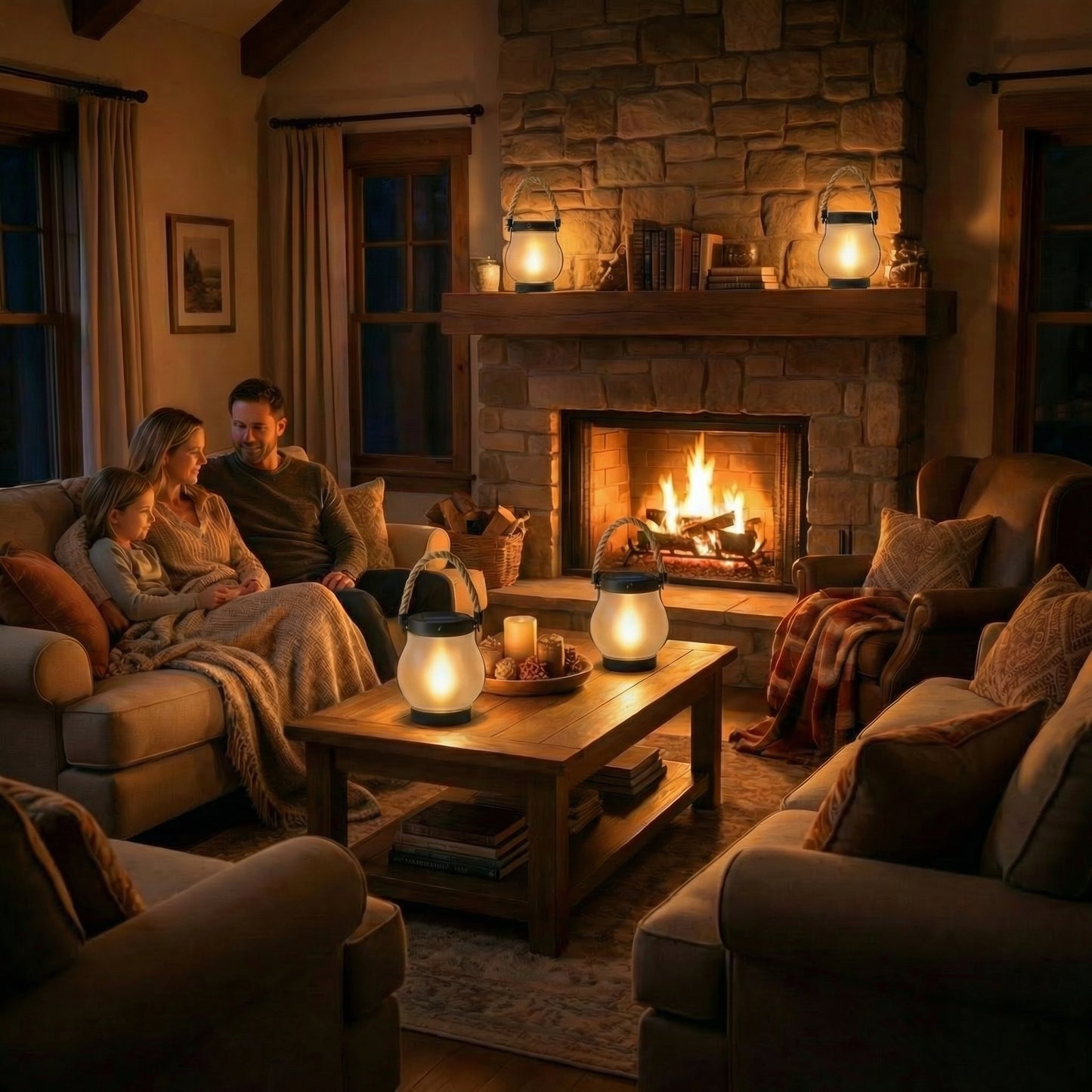 Flaméo - Lanterne Solaire à Effet Flamme Ultra Réaliste