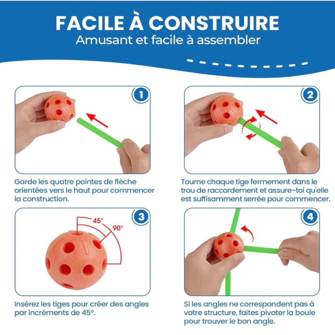 Kit de Construction Cabane Magique Pour Enfant