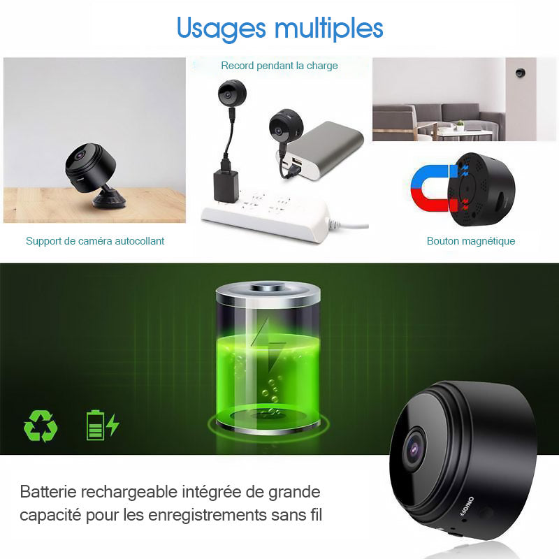 Mini Camera Espion HD 1080P