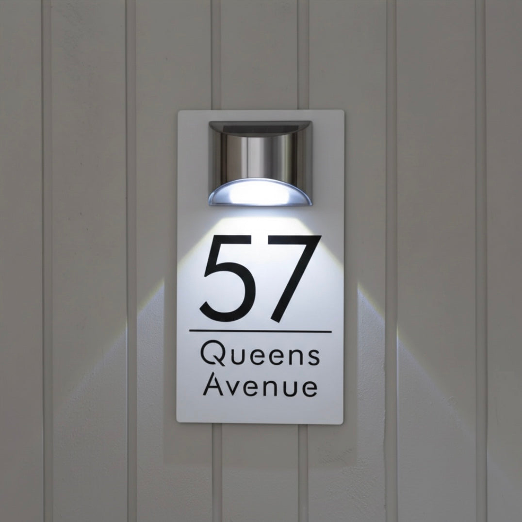 LumiHome - Plaque Murale Personnalisée