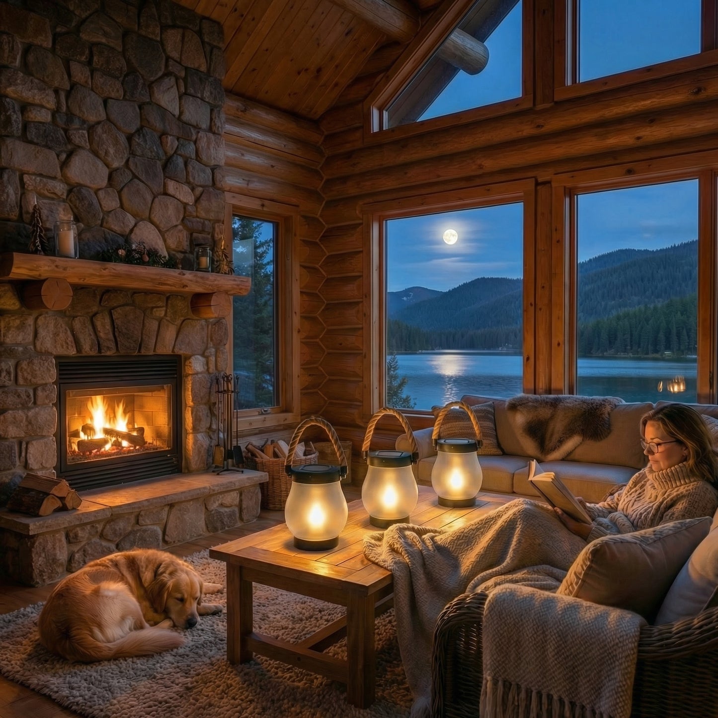 Flaméo - Lanterne Solaire à Effet Flamme Ultra Réaliste