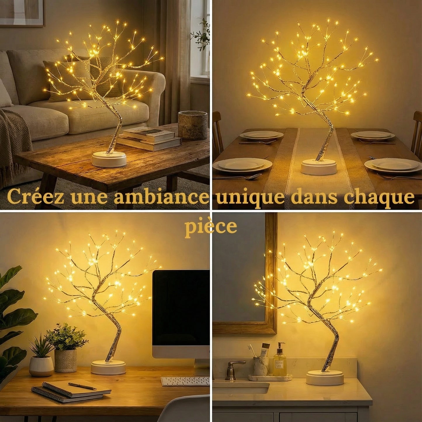 Lunéa - Arbre Lumineux Décoratif