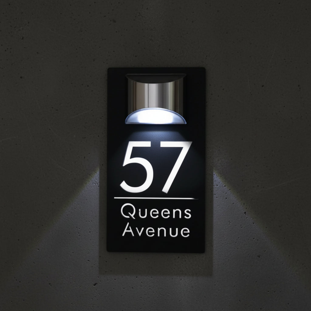 LumiHome - Plaque Murale Personnalisée