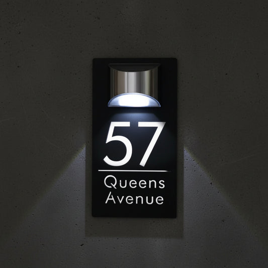 LumiHome - Plaque Murale Personnalisée