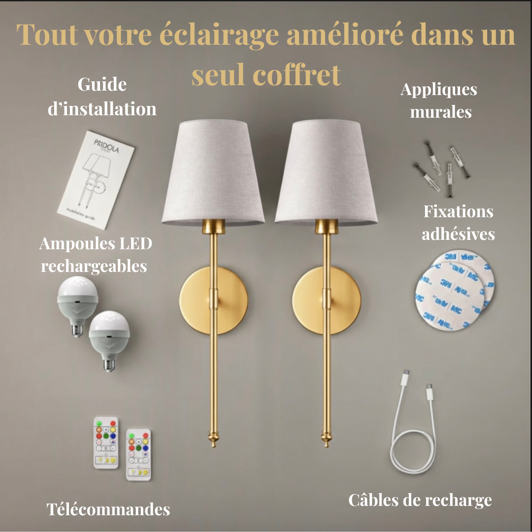 Appliques Murales Sans Fil – Pridola