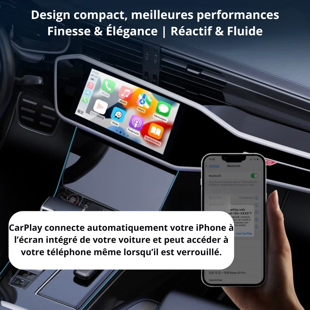 CarLink Pro - Boîtier CarPlay Sans Fil Universel