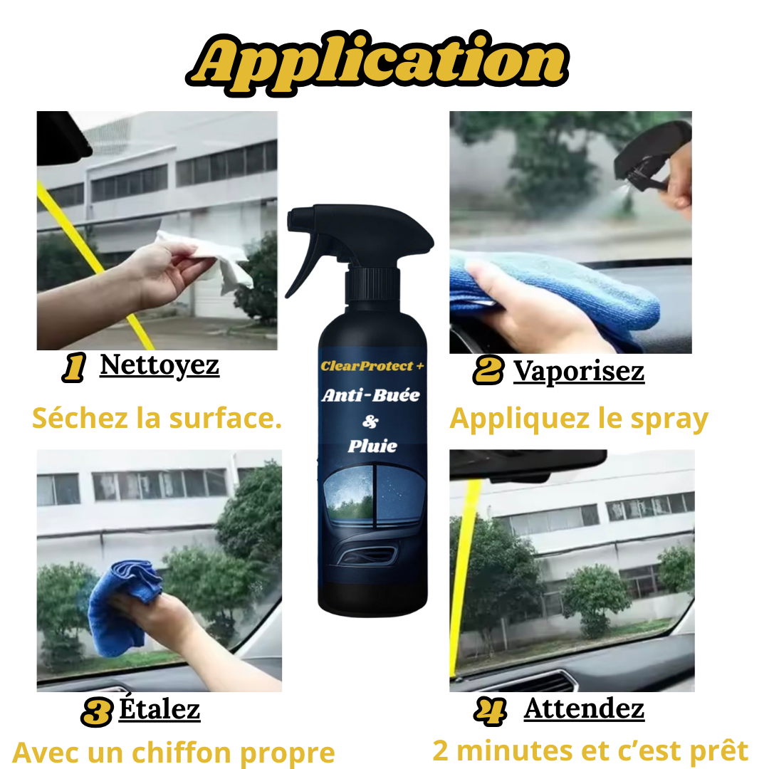ClearProtect+ Anti-Buée & Pluie
