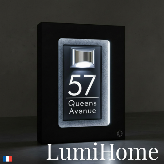 LumiHome - Plaque Murale Personnalisée