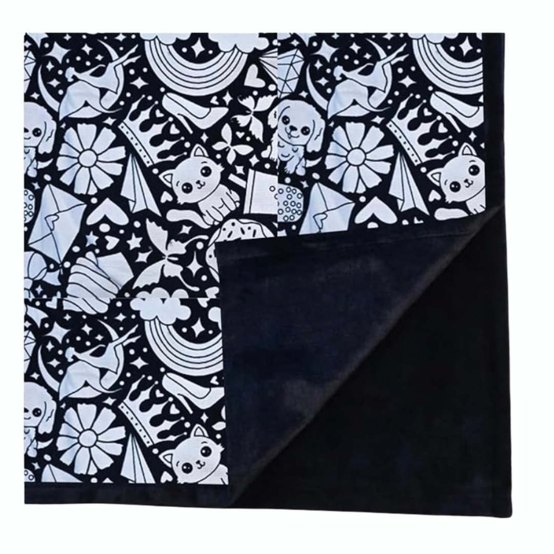 ColoriPlaid – Le plaid à colorier en famille