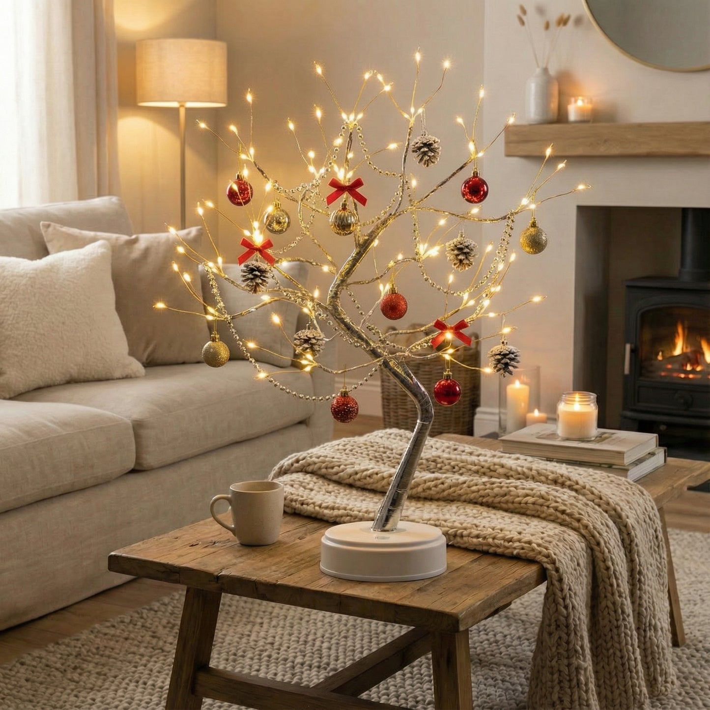 Lunéa - Arbre Lumineux Décoratif