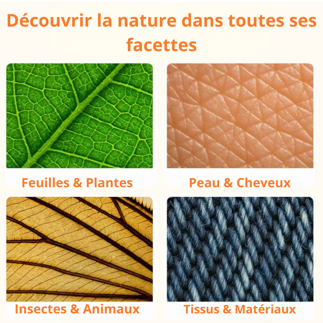 Microscope d’aventurier pour enfants + Guide Offert