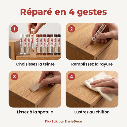 Fix-Stik — Kit de réparation pour bois
