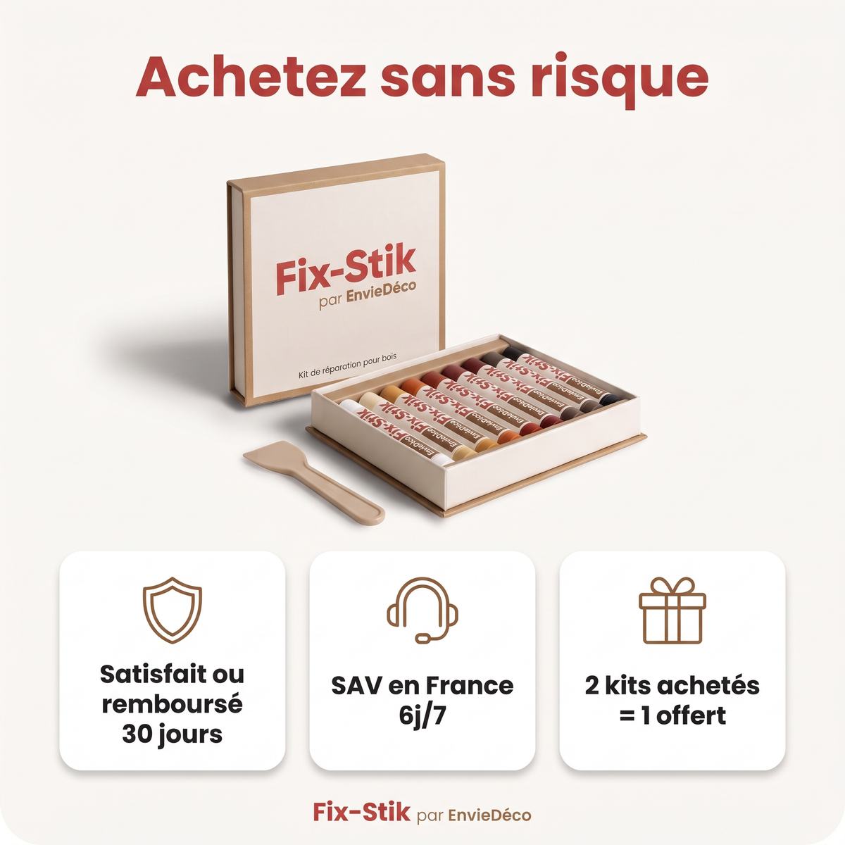 Fix-Stik — Kit de réparation pour bois