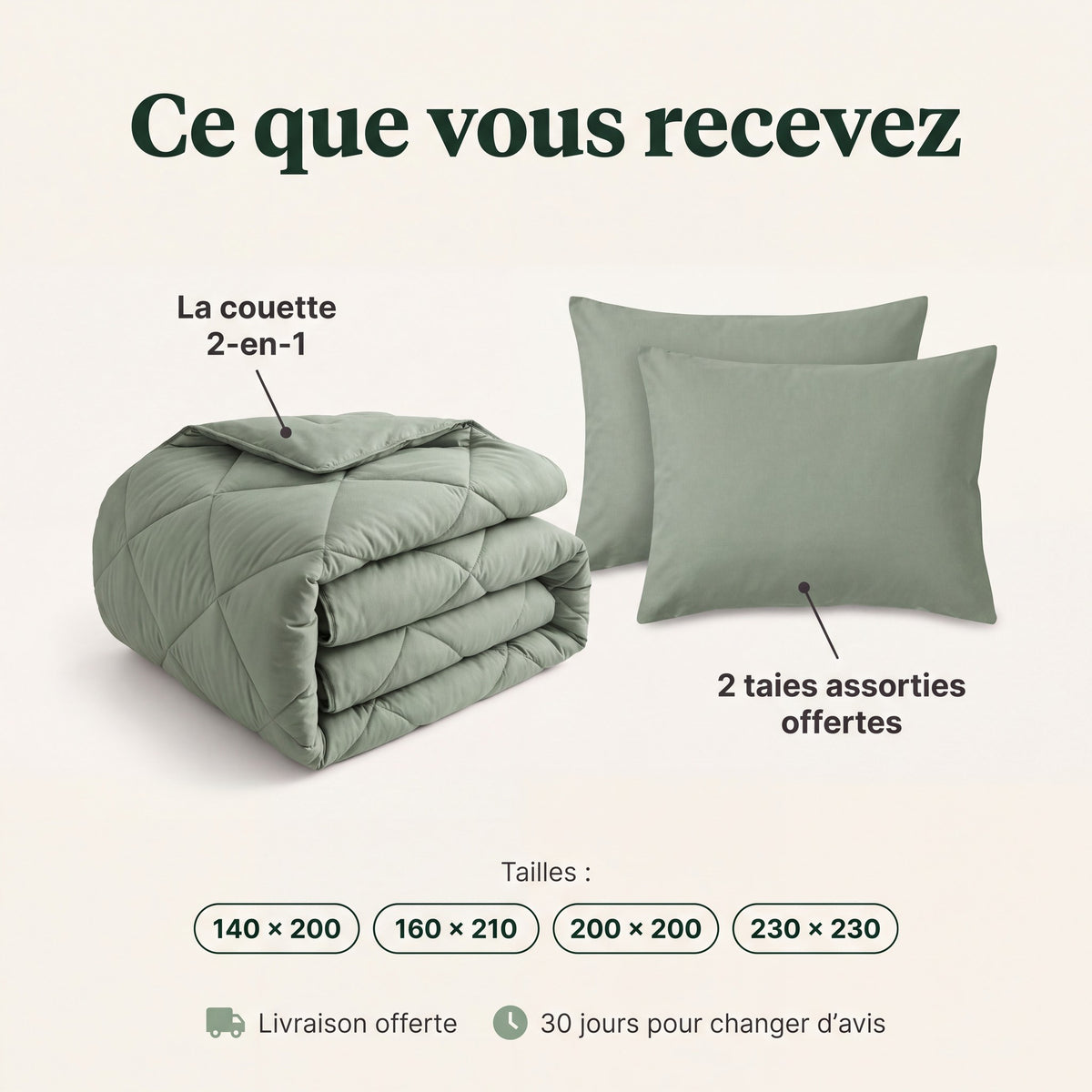 PetClean - Couette sans housse 2-en-1