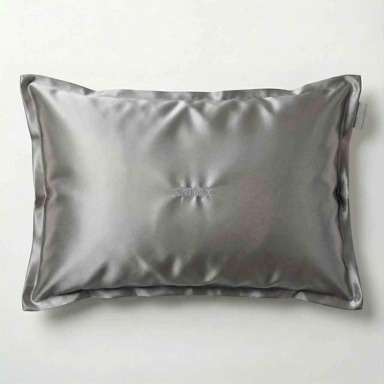 SATINA - Taie d'Oreiller En Satin Aux Rituels Asiatiques