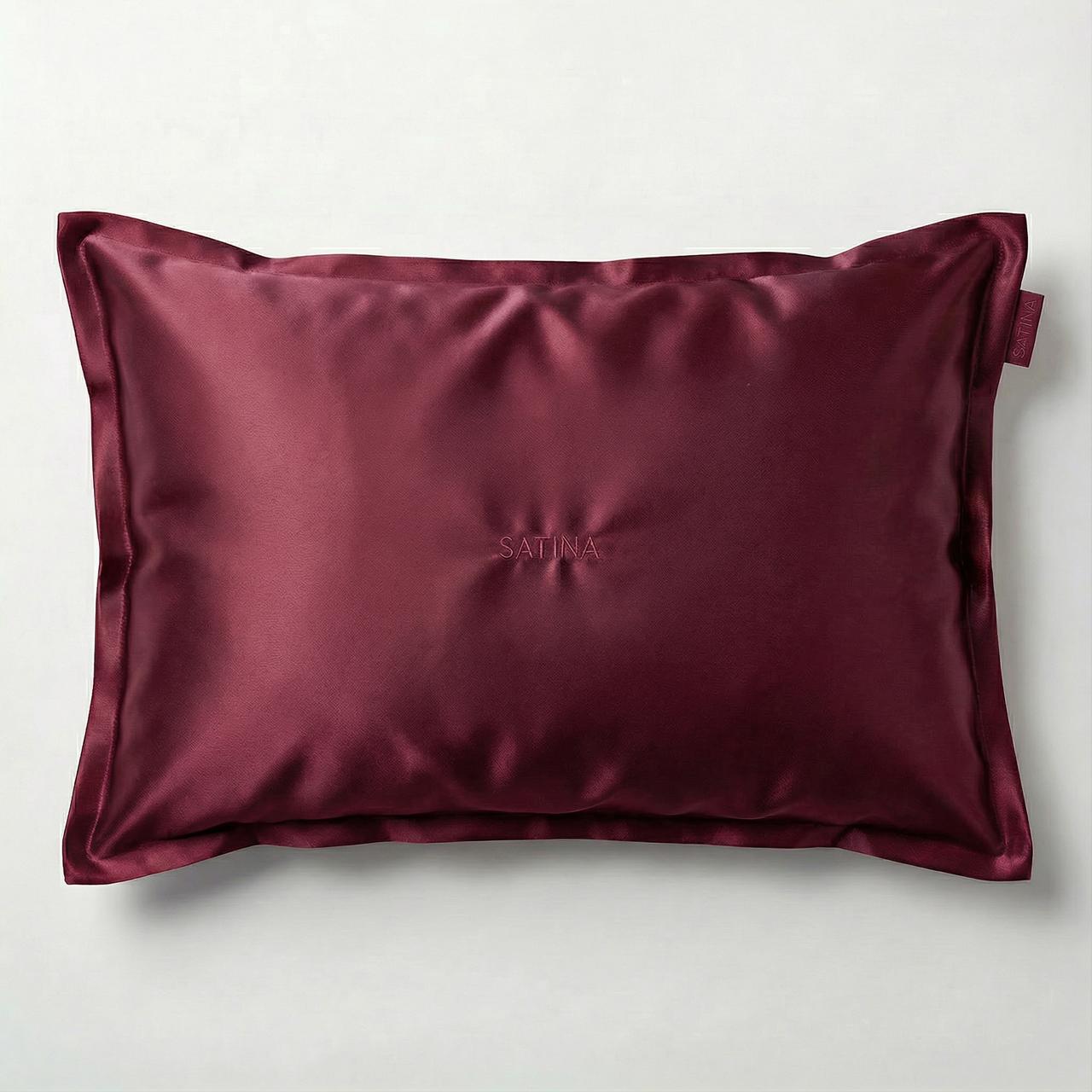 SATINA - Taie d'Oreiller En Satin Aux Rituels Asiatiques