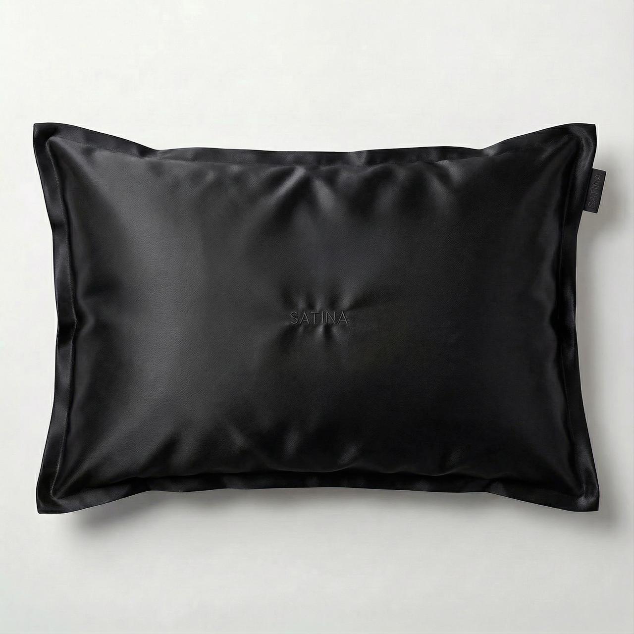 SATINA - Taie d'Oreiller En Satin Aux Rituels Asiatiques