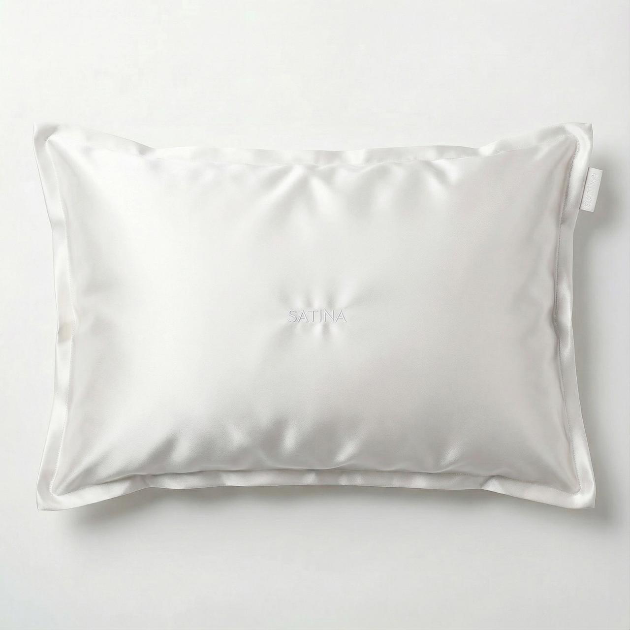 SATINA - Taie d'Oreiller En Satin Aux Rituels Asiatiques