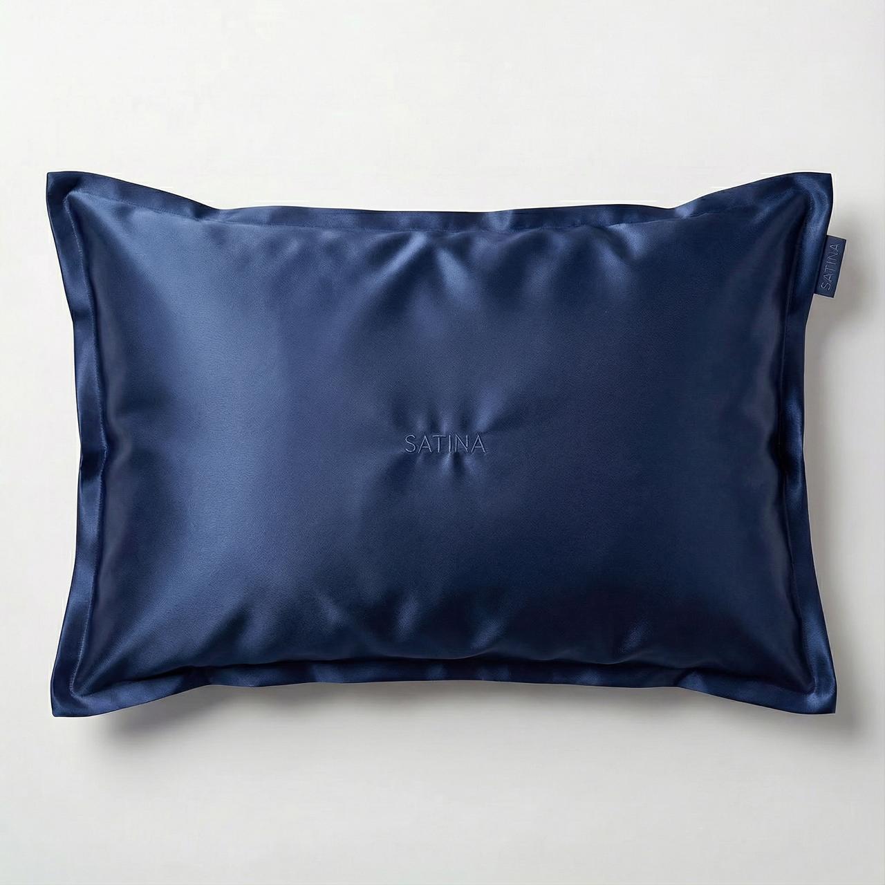 SATINA - Taie d'Oreiller En Satin Aux Rituels Asiatiques